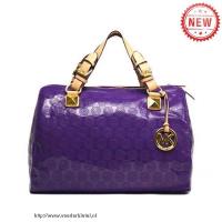 michael kors logo-print groot purper boekentassen Shop Amsterdam fw4xm229